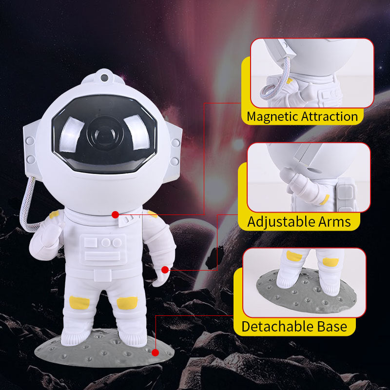 Astronaut Galaxy Star Projector – Nebula Night Light