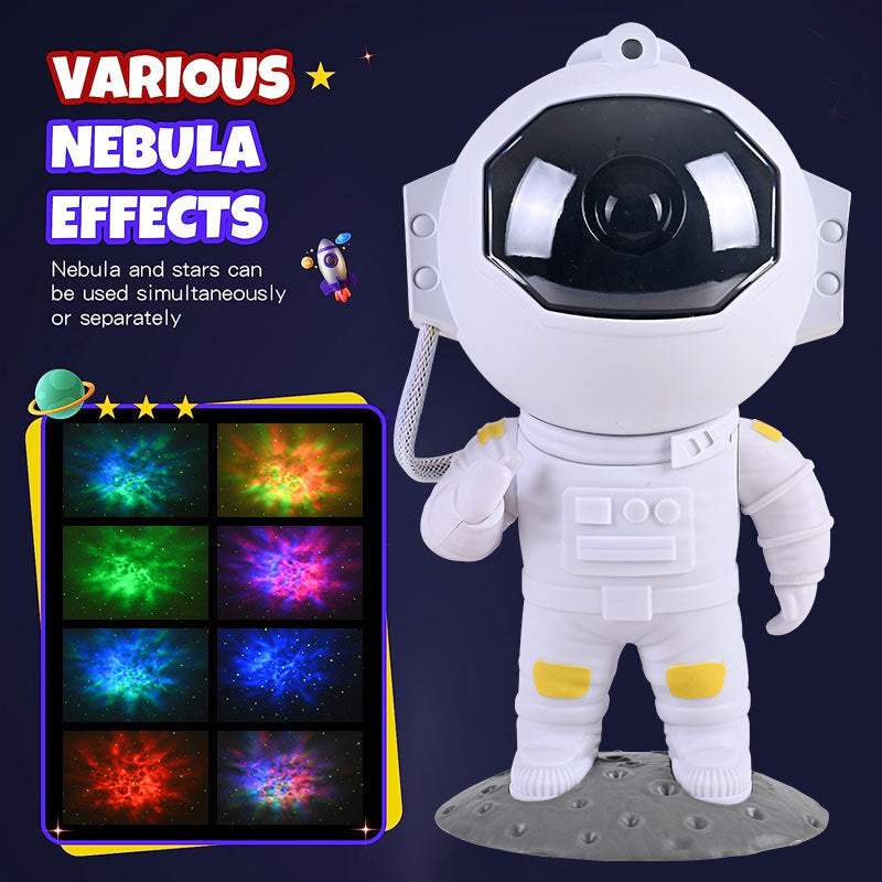 Astronaut Galaxy Star Projector – Nebula Night Light